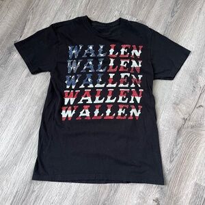 MORGAN WALLEN American Flag T-Shirt size small cotton
